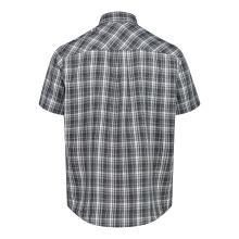 CMP Hiking Shirt short-sleeved with check pattern (UV protection, chest pocket) anthracite grey Men